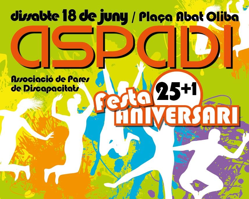 Aspadi celebra el seu aniversari amb la Festa 25+1 aquest dissabte